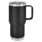 Polar Camel 20 oz. Black Vacuum Insulated Travel Mug with Slider Lid.