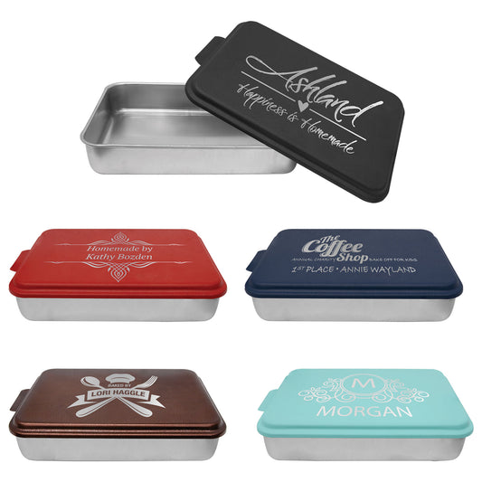 Custom Engraved 9" x 13" Aluminum Cake Pan. Contact Us for Availability!