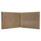 Light Brown Leatherette Bi-Fold Wallet w/Flip ID Display