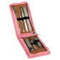 7-Piece Pink Leatherette Manicure Gift Set