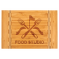 Custom Engraved 12" x 8 1/4" Bamboo Cutting Board with Butcher Block Inlay