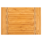 Custom Engraved 12" x 8 1/4" Bamboo Cutting Board with Butcher Block Inlay