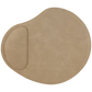 Custom Engraved 9" x 10 1/4" Light Brown Leatherette Mouse Pad