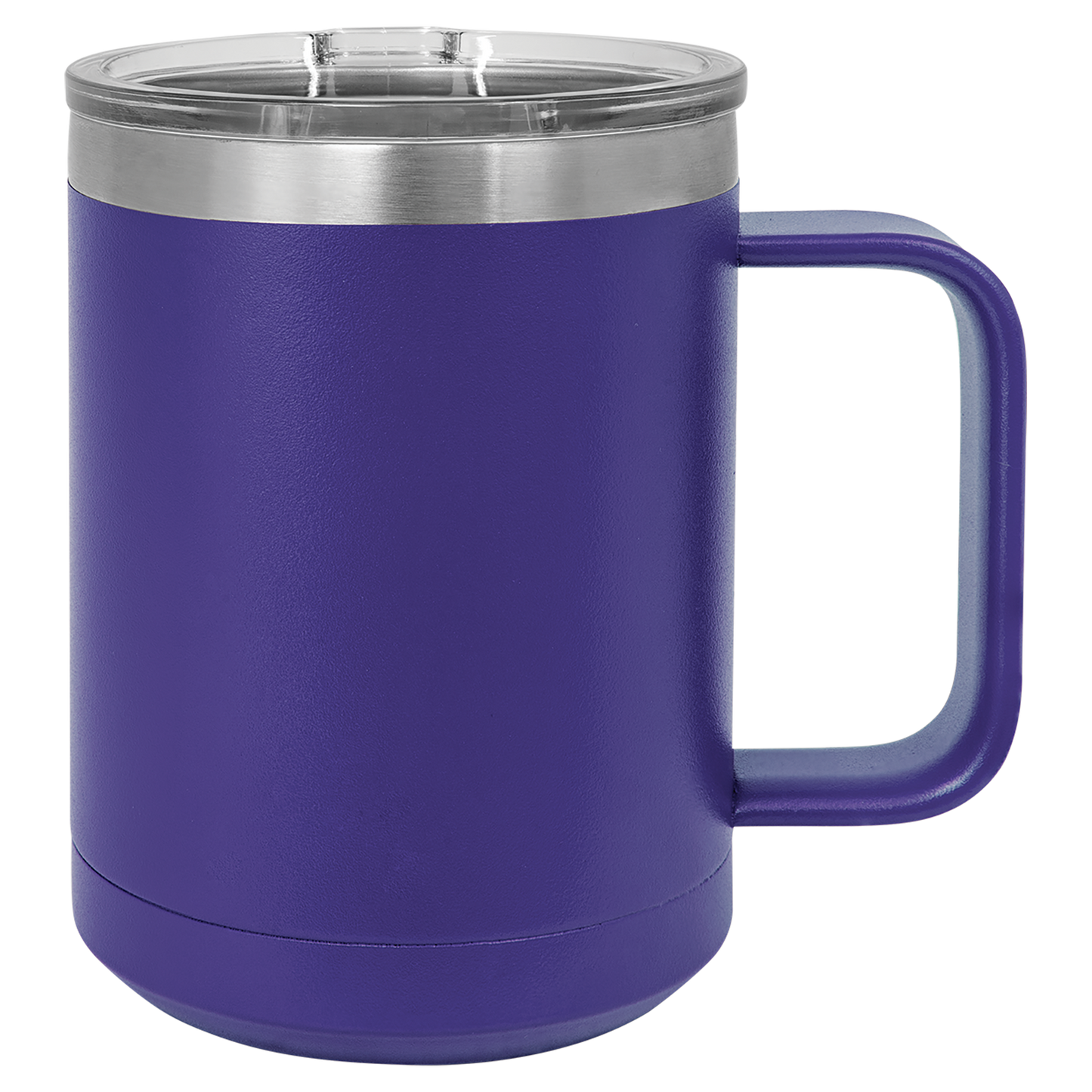 Polar Camel 15 oz. Purple Vacuum Insulated Mug with Slider Lid