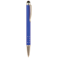 B.O.G.O. Blue with Silver Trim Pen with Stylus