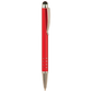 B.O.G.O. Red with Silver Trim Pen with Stylus
