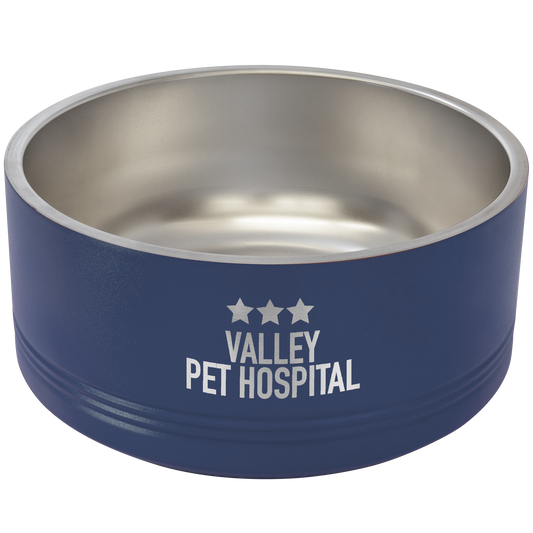 Polar Camel 64oz. Navy Blue Pet Bowl