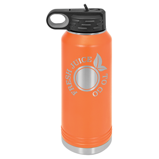 Polar Camel 32oz. Orange Water Bottle