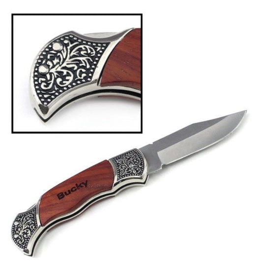 Personalized ROSEWOOD 4 1/4 HUNTING KNIFE