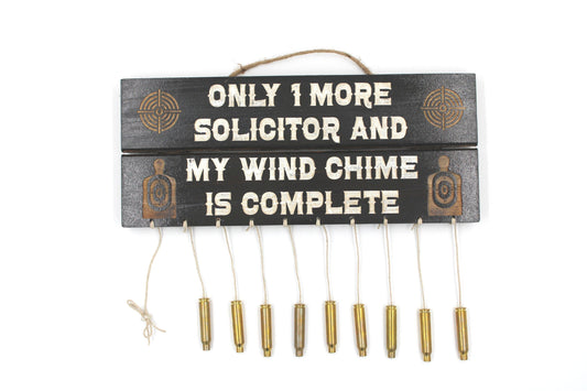 12" x 5" ENGRAVED NO SOLICITOR LARGE SIGN